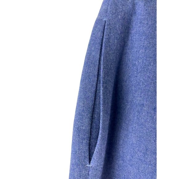 NWT Pendleton Westminster Light Blue Wool Midi Skirt, Women's Size 12 Petite - Picture 7 of 7